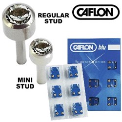 CAFLON BLU Stud silver mini april crystal